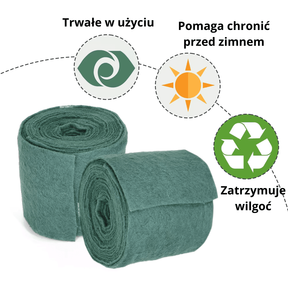 Ochronna tkanina na drzewa – zimowa osłona antyzmrozowa i oddychająca